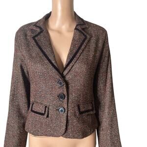 Vintage Y2K Rampage Blazer Womens Medium Multicolored Three Button
